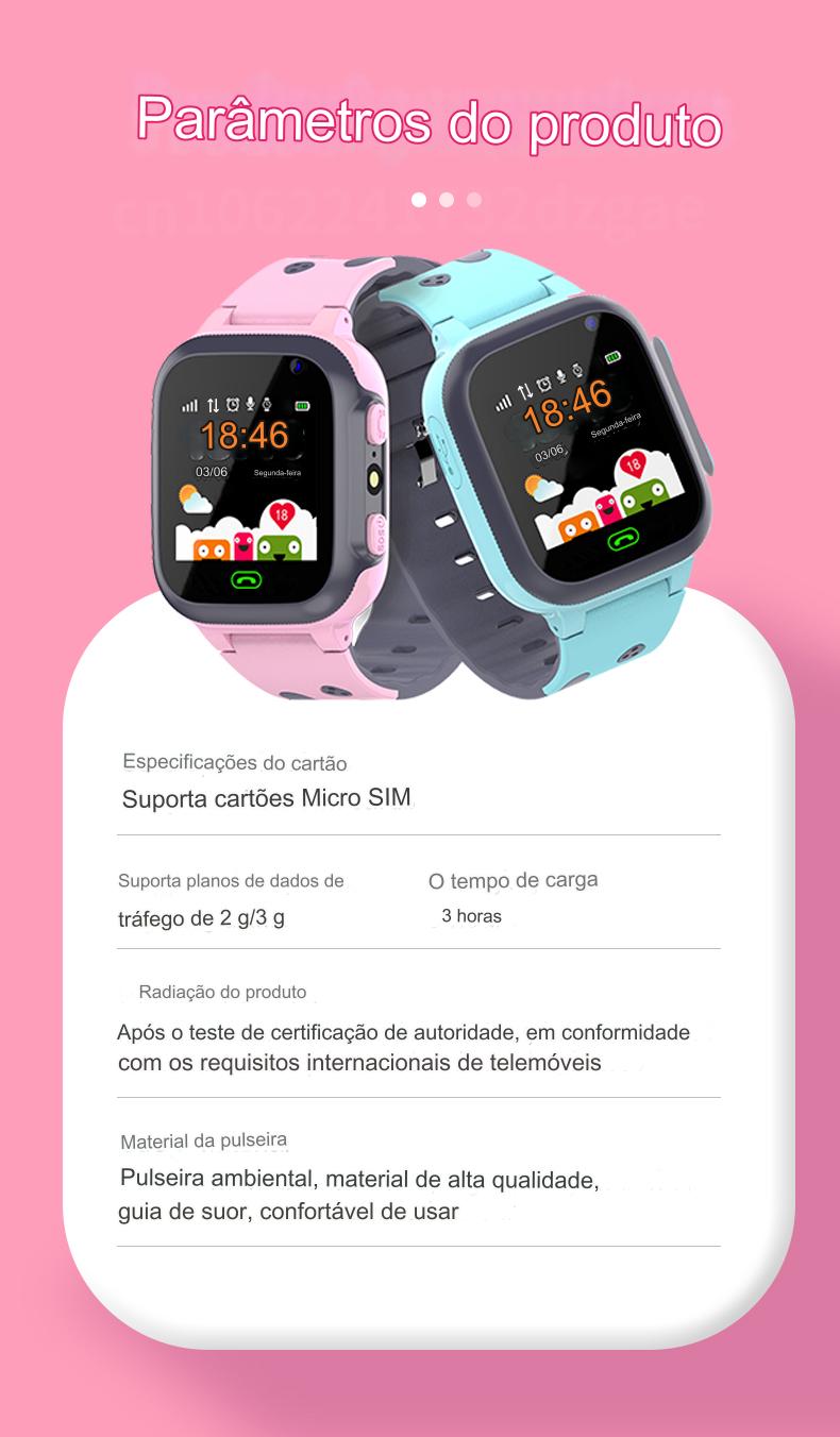 Relogio smartwatch infantil WG