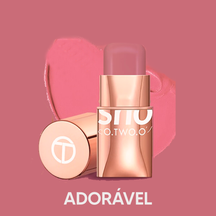 Batom Matte OTWOO 3 em 1 - Boca, Sombra e Blush