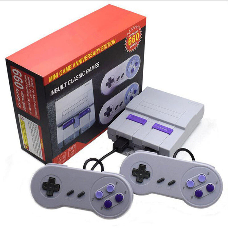 Super Nintendo Com Dois Controles e 660 Jogos