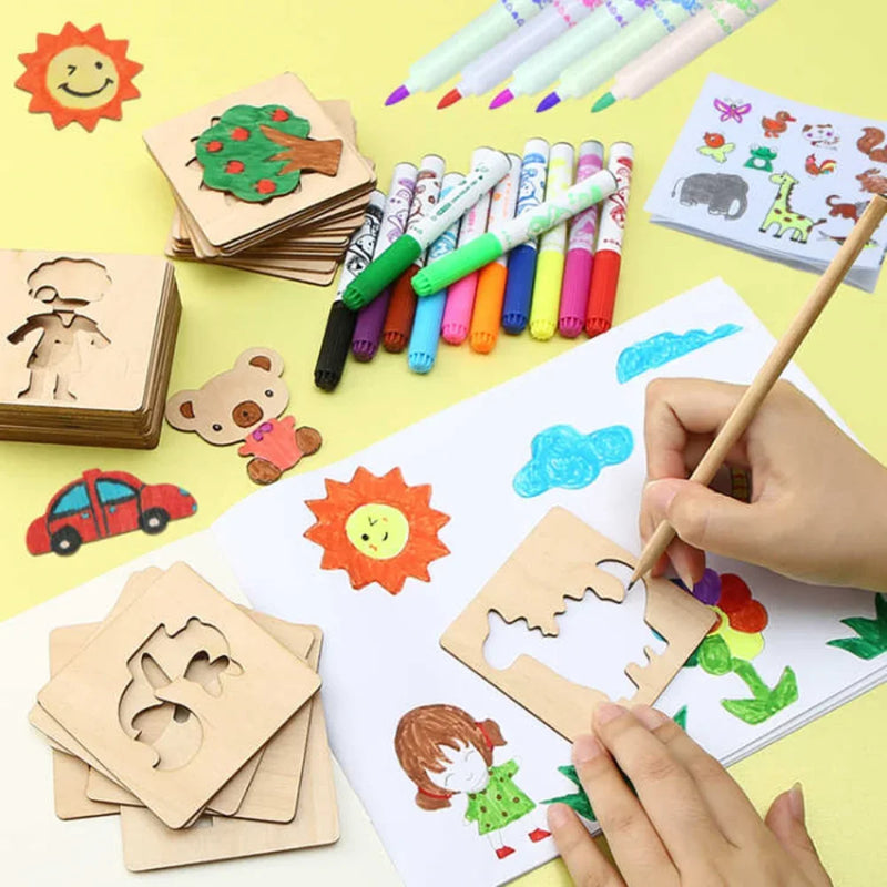 Modelos De Desenhos De Madeira Montessori Para Desenhar