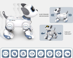 Robo cão ,Comando de Voz Programável, Robodog é Sensível ao Toque e musical