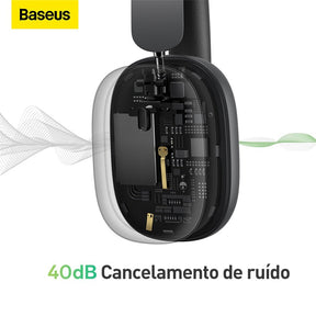 Fone de Ouvido Baseus Bowie H1 Original com Cancelamento de Ruído Ativo