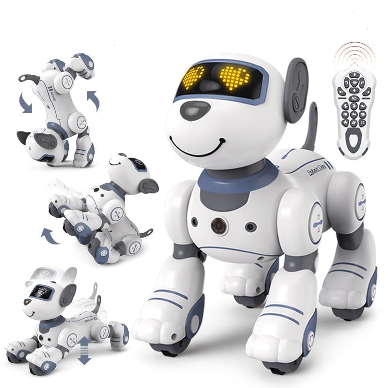 Robo cão ,Comando de Voz Programável, Robodog é Sensível ao Toque e musical