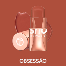 Batom Matte OTWOO 3 em 1 - Boca, Sombra e Blush