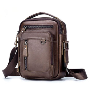 Bolsa Masculina de Couro Compacta