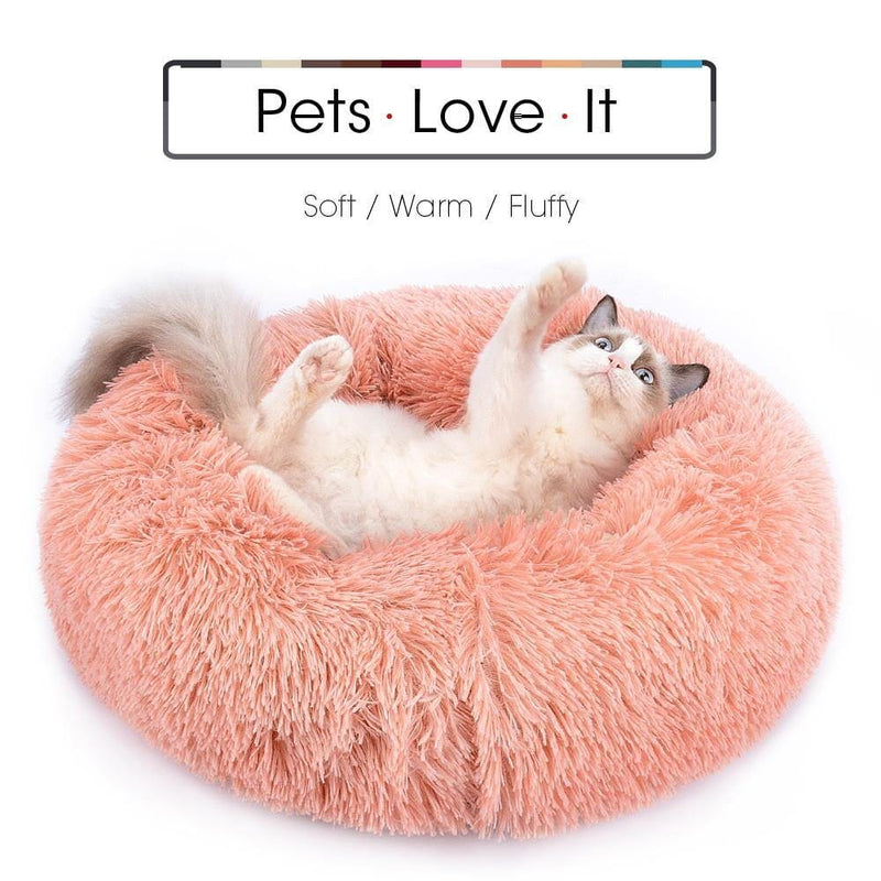 Cama Para Gatos e Cachorros de Pelo Luxo 50cm