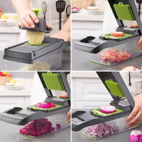 Cortador e Ralador de Legumes 12 Funções MULTILAR Cortador e Ralador de Legumes 12 Funções  Shop Lux 