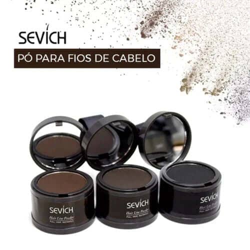 Pó Maquiagem para Cabelo a prova D'agua - SEVÍCH Maquiagem - 05 (51,35) Shop Lux 