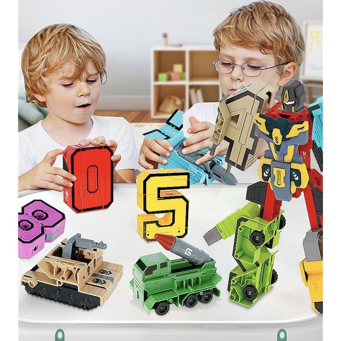 Toy Transformers - Robô que Ensina Matemática