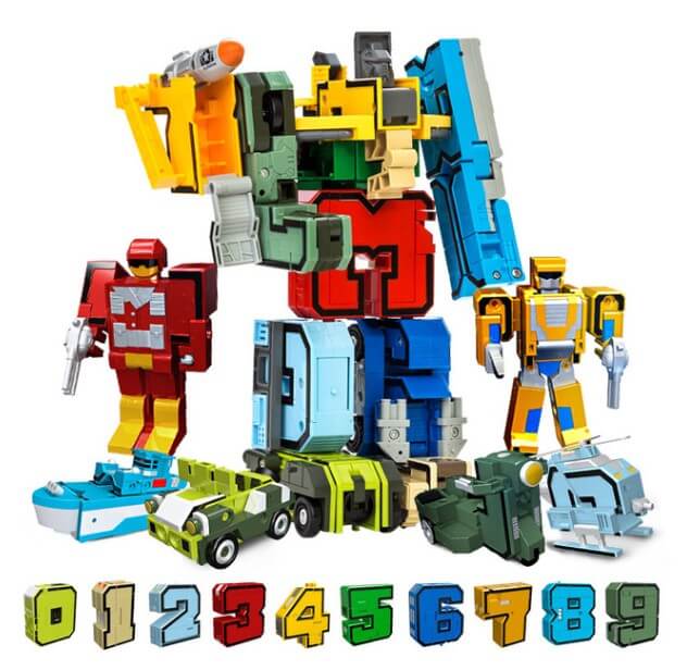 Toy Transformers - Robô que Ensina Matemática